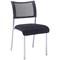 Jemini Jupiter Mesh Back Conference Chair, Black/Chrome