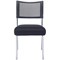 Jemini Jupiter Mesh Back Conference Chair, Black/Chrome