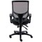 Astin Nesta Mesh Back Operator Chair with Fixed Arms, Black