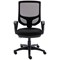 Astin Nesta Mesh Back Operator Chair with Fixed Arms, Black