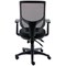 Astin Nesta Mesh Back Operator Chair with Adjustable Arms, Black