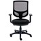 Astin Nesta Mesh Back Operator Chair with Adjustable Arms, Black