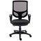 Astin Nesta Mesh Back Operator Chair with Fixed Arms, Charcoal