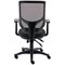 Astin Nesta Mesh Back Operator Chair with Adjustable Arms, Charcoal