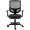 Astin Nesta Mesh Back Operator Chair with Adjustable Arms, Charcoal