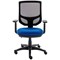 Astin Nesta Mesh Back Operator Chair with Adjustable Arms, Blue