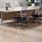 Jemini 1200mm Slim Rectangular Desk, Silver Cantilever Leg, Grey Oak