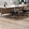 Jemini 1600mm Rectangular Desk, Silver Cantilever Leg, Maple