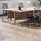 Jemini 1600mm Rectangular Desk, White Cantilever Leg, Beech