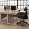 Jemini 1600mm Corner Desk, Right Hand, Silver Cantilever Legs, Oak