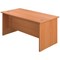 Jemini 1200mm Rectangular Desk, Panel End Leg, Beech