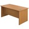 Jemini 1200mm Rectangular Desk, Panel End Leg, Oak