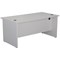 Jemini 1200mm Rectangular Desk, Panel End Leg, White