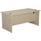 Jemini 1200mm Rectangular Desk, Panel End Leg, Maple