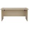 Jemini 1400mm Rectangular Desk, Panel End Leg, Maple