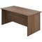 Jemini 1800mm Rectangular Desk, Panel End Leg, Walnut