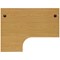 Jemini 1600mm Corner Desk, Left Hand, Panel End Leg, Oak