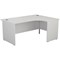 Jemini 1600mm Corner Desk, Right Hand, Panel End Leg, White