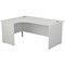 Jemini 1800mm Corner Desk, Left Hand, Panel End Leg, White