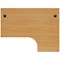 Jemini 1800mm Corner Desk, Right Hand, Panel End Leg, Beech