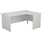 Jemini 1800mm Corner Desk, Right Hand, Panel End Leg, White