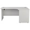 Jemini 1800mm Corner Desk, Right Hand, Panel End Leg, White