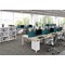 Jemini 2 Person Bench Desk Extension, Back to Back, 2 x 1400mm (800mm Deep), White Frame, White