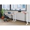 Jemini Sit-Stand Desk, Silver Leg, 1200mm, Beech Top