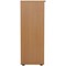 Jemini Medium Wooden Bookcase, 3 Shelves, 1200mm High, Beech