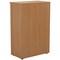 Jemini Medium Wooden Bookcase, 3 Shelves, 1200mm High, Beech