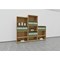 Jemini Medium Wooden Bookcase, 3 Shelves, 1200mm High, Beech