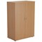 Jemini Medium Wooden Cupboard, 3 Shelves, 1200mm High, Beech