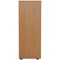 Jemini Medium Wooden Cupboard, 3 Shelves, 1200mm High, Beech