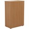 Jemini Medium Wooden Cupboard, 3 Shelves, 1200mm High, Beech