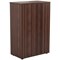 Jemini Medium Wooden Cupboard, 3 Shelves, 1200mm High, Walnut