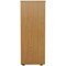 Jemini Medium Wooden Cupboard, 3 Shelves, 1200mm High, Oak