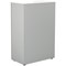 Jemini Two-Tone Medium Cupboard, 3 Shelves, 1200mm High, Grey Oak and White