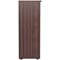 Jemini Medium Wooden Bookcase, 3 Shelves, 1200mm High, Walnut