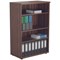 Jemini Medium Wooden Bookcase, 3 Shelves, 1200mm High, Walnut