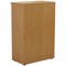 Jemini Medium Wooden Bookcase, 3 Shelves, 1200mm High, Oak