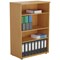 Jemini Medium Wooden Bookcase, 3 Shelves, 1200mm High, Oak