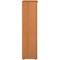 Jemini Tall Wooden Bookcase, 4 Shelves, 1600mm High, Beech