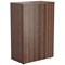 Jemini Tall Wooden Cupboard, 4 Shelves, 1600mm High, Walnut