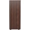 Jemini Tall Wooden Cupboard, 4 Shelves, 1600mm High, Walnut