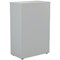 Jemini Tall Wooden Cupboard, 4 Shelves, 1600mm High, White