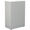 Jemini Two-Tone Tall Cupboard, 4 Shelves, 1600mm High, Beech and White