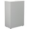 Jemini Two-Tone Tall Cupboard, 4 Shelves, 1600mm High, Walnut and White