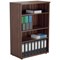 Jemini Tall Wooden Bookcase, 4 Shelves, 1600mm High, Walnut