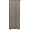 Jemini Tall Wooden Bookcase, 4 Shelves, 1600mm High, Grey Oak