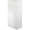 Jemini Tall Wooden Bookcase, 4 Shelves, 1600mm High, White